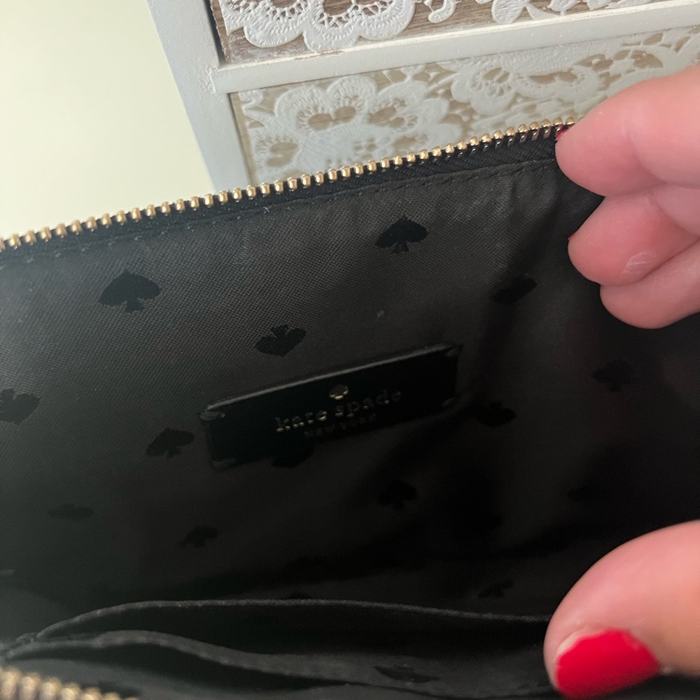 Kate Spade Black Crossbody with Gold Accents - Picture 5 of 6